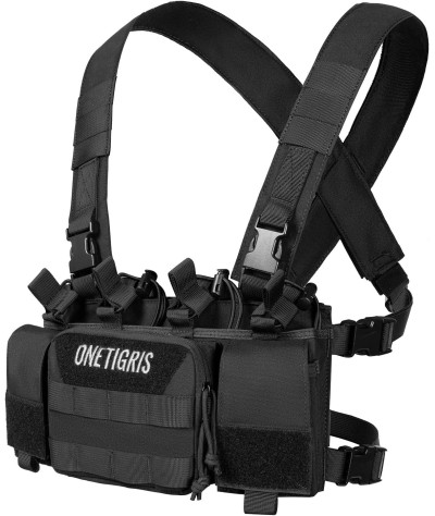 OneTigris Vulture Chest Rig, MOLLE Chest Rigs Tactical for Outdoor