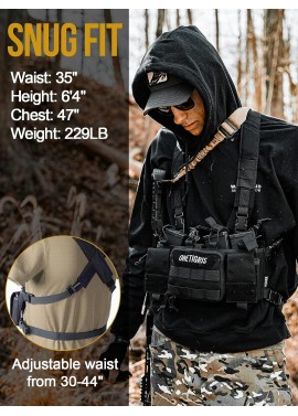 OneTigris Vulture Chest Rig, MOLLE Chest Rigs Tactical for Outdoor