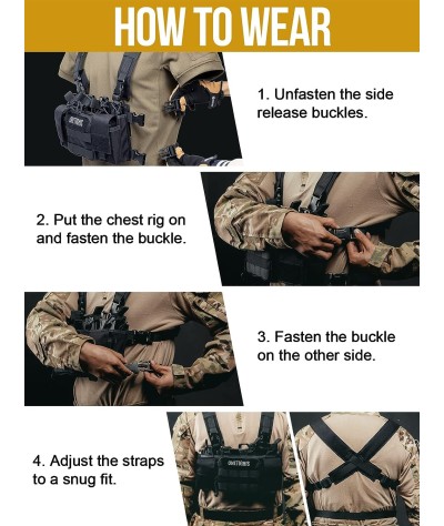 OneTigris Vulture Chest Rig, MOLLE Chest Rigs Tactical for Outdoor