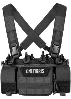 OneTigris Vulture Chest Rig, MOLLE Chest Rigs Tactical for Outdoor