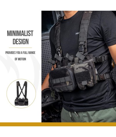 OneTigris Vulture Chest Rig, MOLLE Chest Rigs Tactical for Outdoor