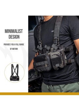 OneTigris Vulture Chest Rig, MOLLE Chest Rigs Tactical for Outdoor