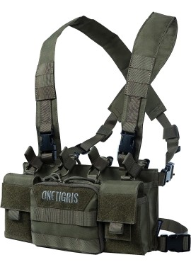 OneTigris Vulture Chest Rig, MOLLE Chest Rigs Tactical for Outdoor