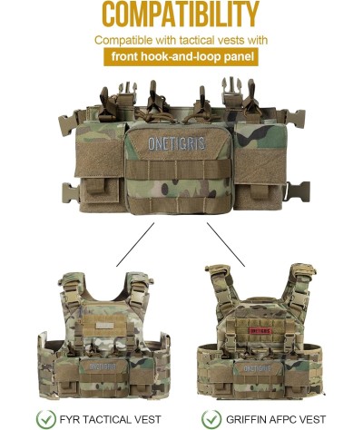 OneTigris Vulture Chest Rig, MOLLE Chest Rigs Tactical for Outdoor