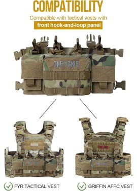 OneTigris Vulture Chest Rig, MOLLE Chest Rigs Tactical for Outdoor