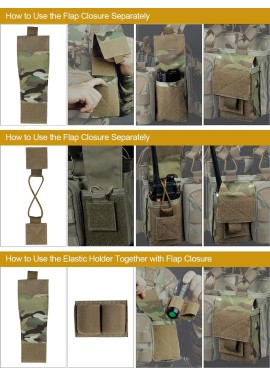 OneTigris Vulture Chest Rig, MOLLE Chest Rigs Tactical for Outdoor