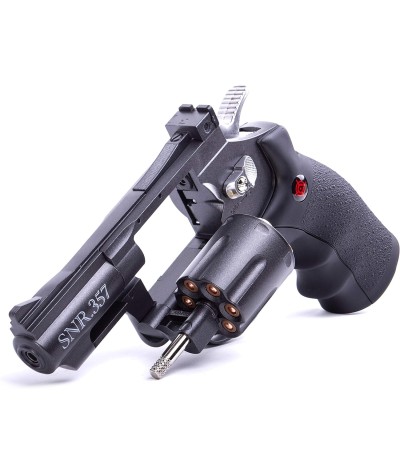 Revólver de aire de metal Crosman SNR357 CO2 con munición dual