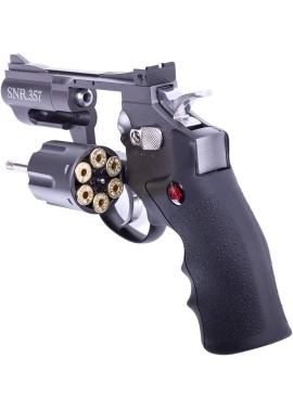 Revólver de aire de metal Crosman SNR357 CO2 con munición dual