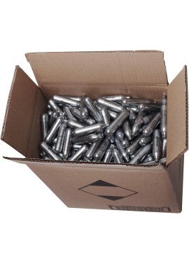 Crosman Cartuchos de CO2 de 500 unidades para rifles de aire y pistolas de aire, color plateado