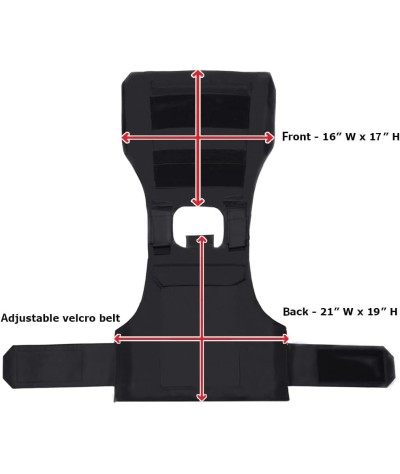 ADJCF Chaleco táctico ligero con 2 inserciones de espuma EVA, tela Oxford 800D, correas ajustables para paintball, cosplay