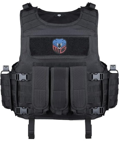 MGFLASHFORCE Chaleco táctico Airsoft ajustable