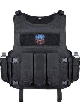 MGFLASHFORCE Chaleco táctico Airsoft ajustable