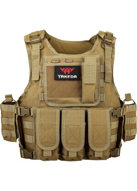 vAv YAKEDA Chaleco táctico Airsoft para hombre