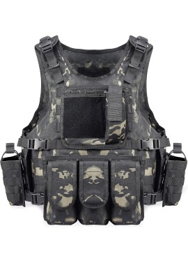 vAv YAKEDA Chaleco táctico Airsoft para hombre