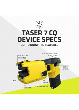 TASER Kit de defensa personal y doméstica de la serie profesional TASER 7CQ