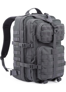 Reebow Gear Mochila táctica militar, grande, bolsa de emergencia con capacidad hasta para 3 días, Molle, bronceado