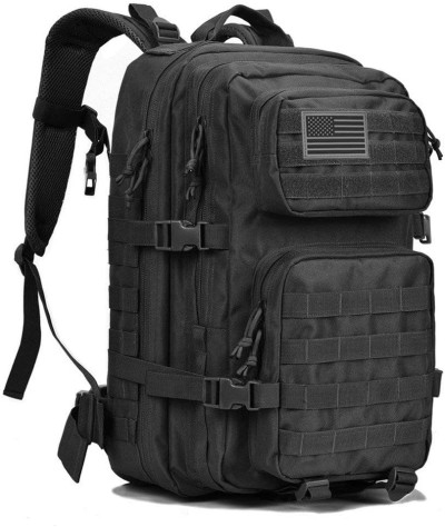 Reebow Gear Mochila táctica militar, grande, bolsa de emergencia con capacidad hasta para 3 días, Molle, bronceado