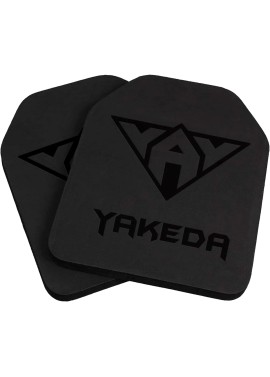 vAv YAKEDA Tactical Airsoft Paintball EVA Chaleco Forro Interior Espuma 10 in x 12 in Black 2 PCS Pad Plate