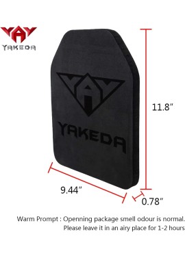 vAv YAKEDA Tactical Airsoft Paintball EVA Chaleco Forro Interior Espuma 10 in x 12 in Black 2 PCS Pad Plate