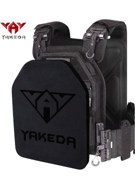 vAv YAKEDA Tactical Airsoft Paintball EVA Chaleco Forro Interior Espuma 10 in x 12 in Black 2 PCS Pad Plate