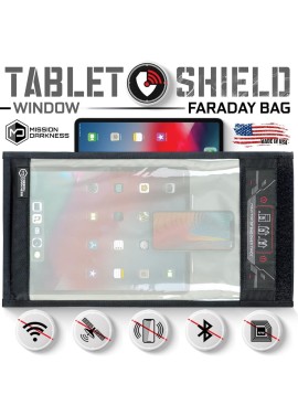 Mission Darkness Window Faraday Bolsa para tabletas // Protección de dispositivos para la aplicación de la ley, militar,