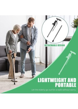 Hold 440 Lbs Walking Cane for Men & Women Aluminum Alloy Lightweight Height Adjustable Walking Stick Heavy Duty Foldbale Free