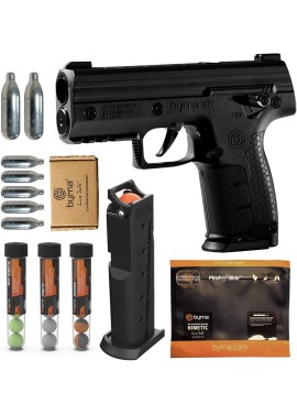 Byrna SD [Autodefensa] Pepper Ultimate Bundle - Spray de pimienta, lanzador de pimienta no letal, menos letal, defensa