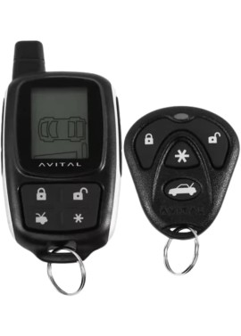 Avital Sistema de seguridad 5305L con control remoto de pantalla LCD de 2 vías