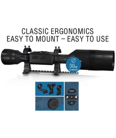 ATN X-Sight-4k Pro Smart Day/Night Scope con video Full HD rec, zoom suave, Bluetooth y Wi-Fi (transmisión, galería y controles)