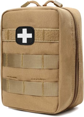 Kit de primeros auxilios EMT Medical IFAK bolsa, Molle Tactical Med bolsa de trauma de emergencia para camping, hogar, coche,