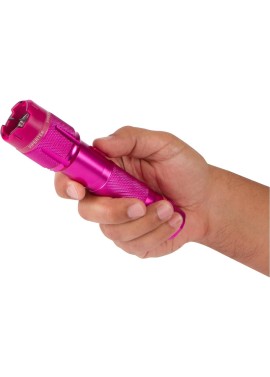 VIPERTEK VTS-T03 Aluminum Stun Gun with LED Flashlight, Pink