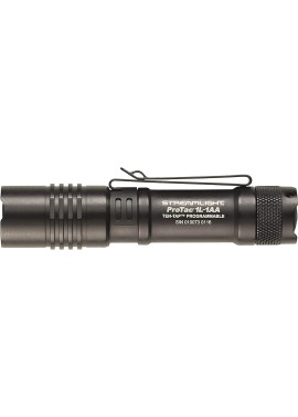 Streamlight 88061 ProTac 1L-1AA - Luz táctica profesional de doble combustible, 350 lúmenes, color negro