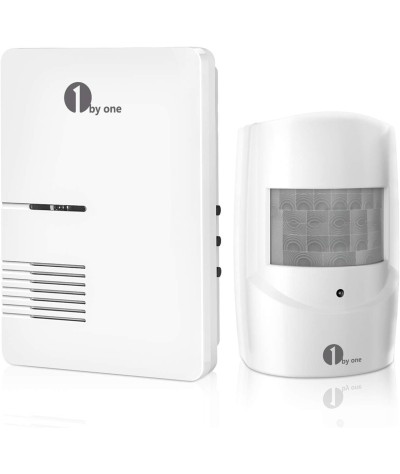 Driveway Alarm - Alarma de movimiento 1byone rango de funcionamiento de 1000 pies