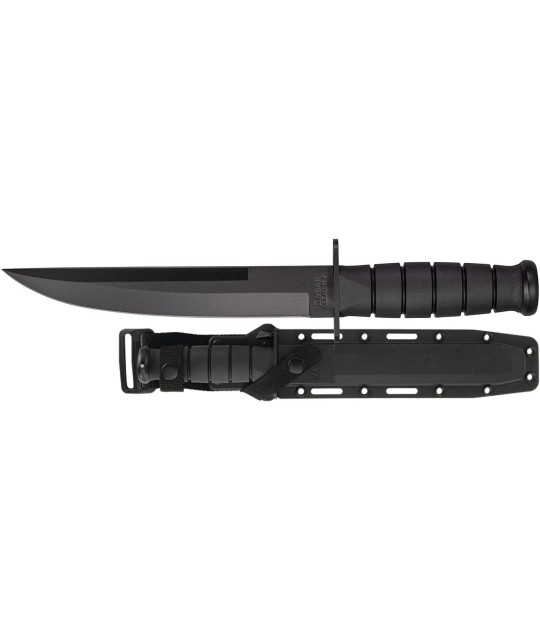 KA-BAR 1266 Funda de plástico duro negro tanto-negro modificado, borde recto