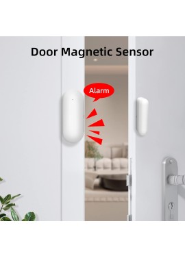 Clouree Sistema de alarma para el hogar con teclado, sistema de alarma de seguridad GSM para el hogar con sensor detector de