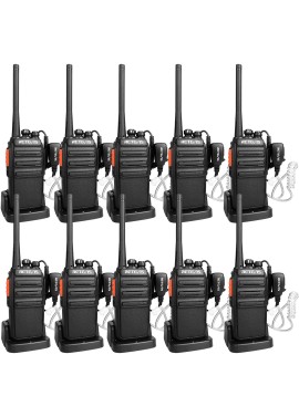 Retevis H-777S Walkie Talkies para adultos, radio de 2 vías de largo alcance, Walkie Talkies con auricular y juego de micrófono,