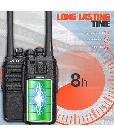 Retevis H-777S Walkie Talkies para adultos, radio de 2 vías de largo alcance, Walkie Talkies con auricular y juego de micrófono,