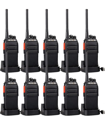 Retevis H-777S Walkie Talkies para adultos, radio de 2 vías de largo alcance, Walkie Talkies con auricular y juego de micrófono,