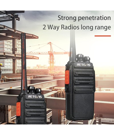 Retevis H-777S Walkie Talkies para adultos, radio de 2 vías de largo alcance, Walkie Talkies con auricular y juego de micrófono,