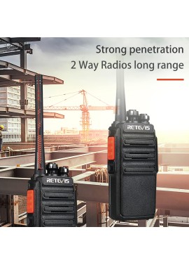 Retevis H-777S Walkie Talkies para adultos, radio de 2 vías de largo alcance, Walkie Talkies con auricular y juego de micrófono,