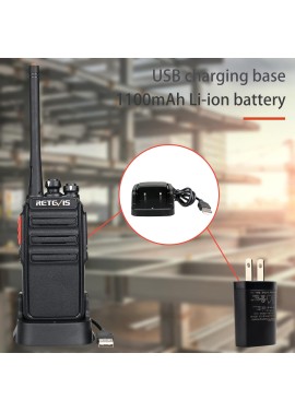 Retevis H-777S Walkie Talkies para adultos, radio de 2 vías de largo alcance, Walkie Talkies con auricular y juego de micrófono,