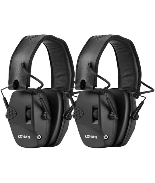 ZOHAN EM054 Electronic Ear Protection for Shooting Range with Sound Amplification Noise Reduction, Ear Muffs for Gun Range