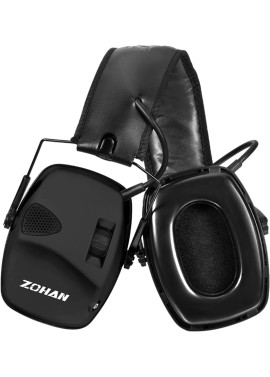 ZOHAN EM054 Electronic Ear Protection for Shooting Range with Sound Amplification Noise Reduction, Ear Muffs for Gun Range